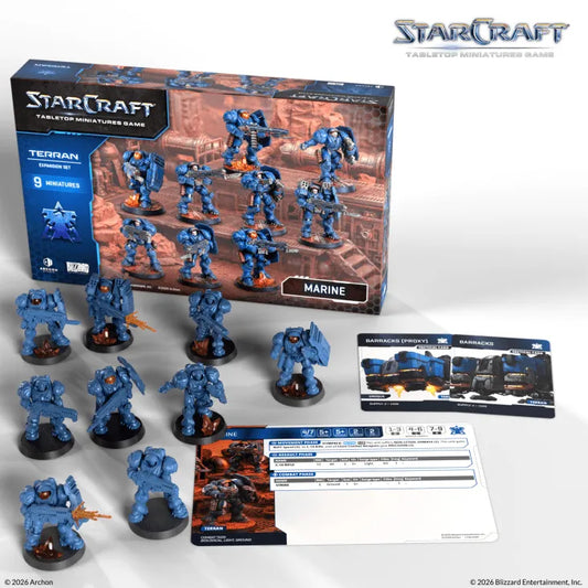 StarCraft Tabletop Game: Terran Marine Expansion Box