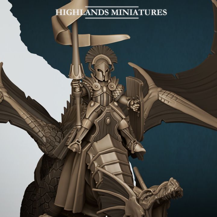 Aegean Dragon With Elf Prince