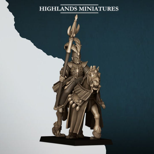 Mounted Aegean Mage on Horse - Highlands Miniatures