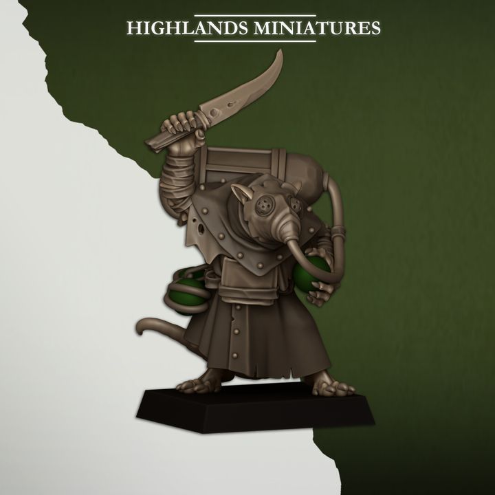 Sewer Poison Carriers - Highlands Miniatures