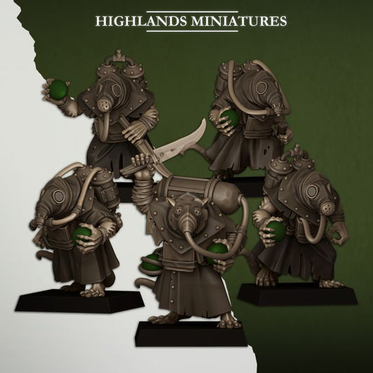 Sewer Poison Carriers - Highlands Miniatures