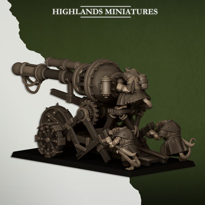 Sewer Vermin Cannon - Highlands Miniatures