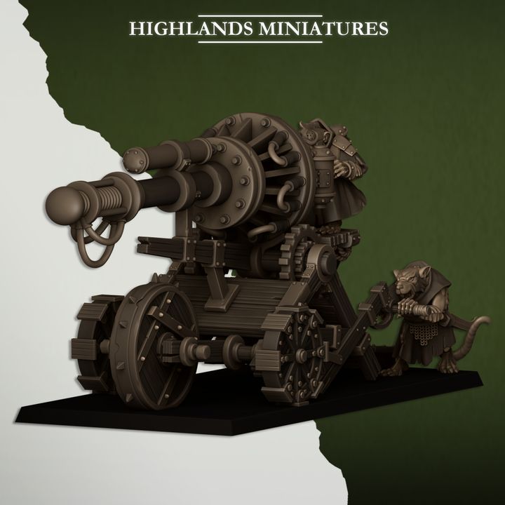 Sewer Vermin Cannon - Highlands Miniatures