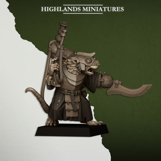 Sewer Vermin Engineer - Highlands Miniatures