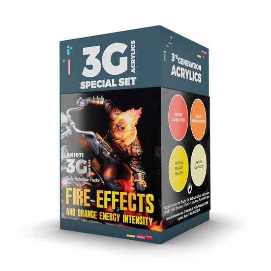 AK Interactive Wargame Color Set: Fire Effects