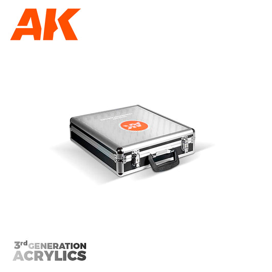 AK Interactive 3Gen Mega Paint Set: Briefcase with 100 Acrylic Colors