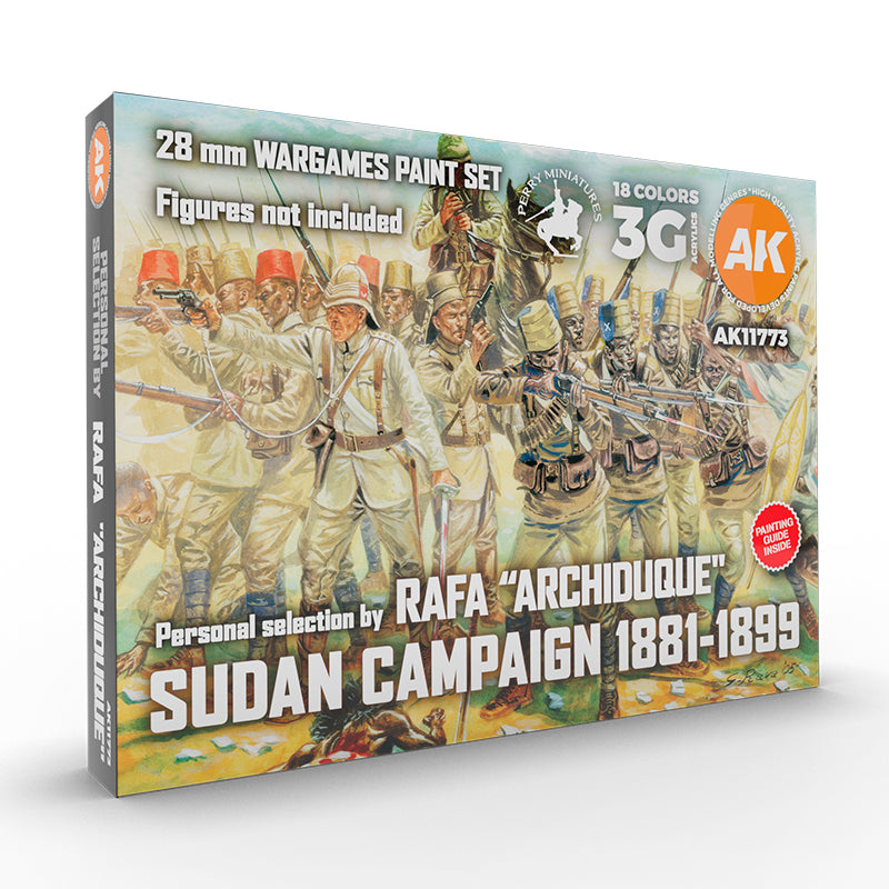 Sudan Campaign Paint Set: Rafa "Archiduque" Signature 28mm Wargame Acrylics