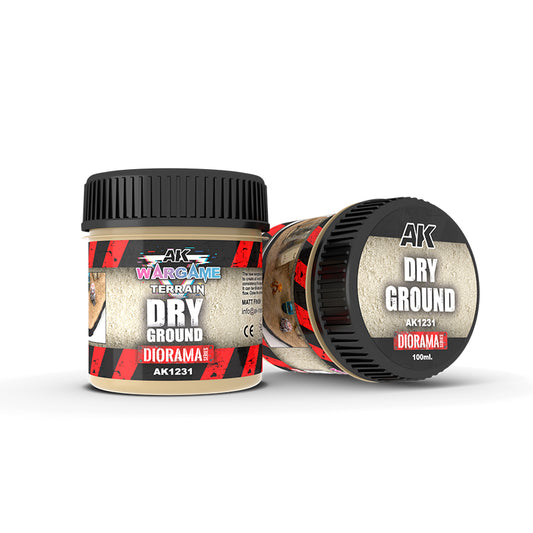AK Interactive Dry Ground Wargame Terrains (100ml)