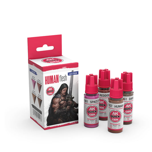 AK Interactive Quick Gen HUMAN FLESH Set