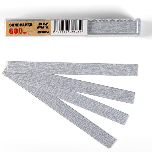 Sandpaper Strips Grain 600