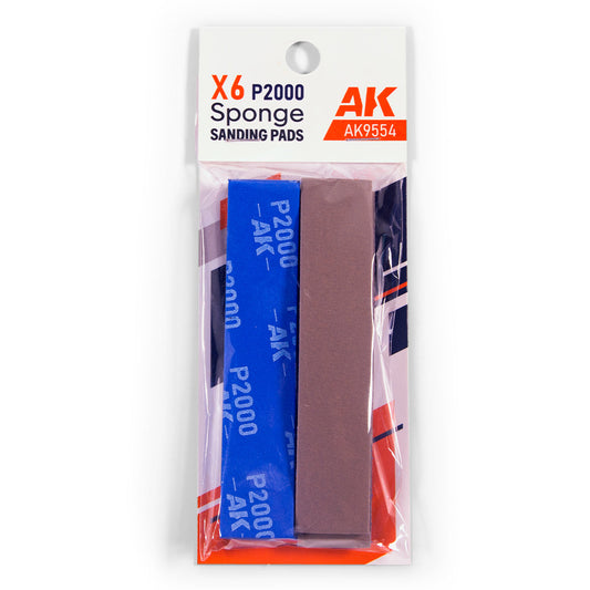 Sanding Sponges P2000 Grit (6 Units)
