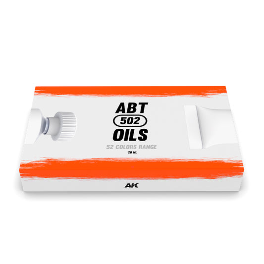 AK Interactive ABT 502 Oil Paint Set - Full Range for Weathering Models