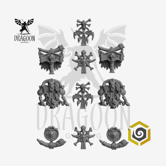 Primal Hounds Space Knight Backpack Totems X10