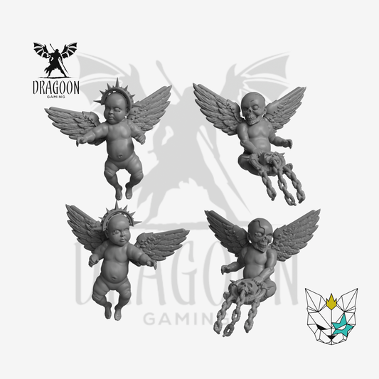 Cherubs x 4