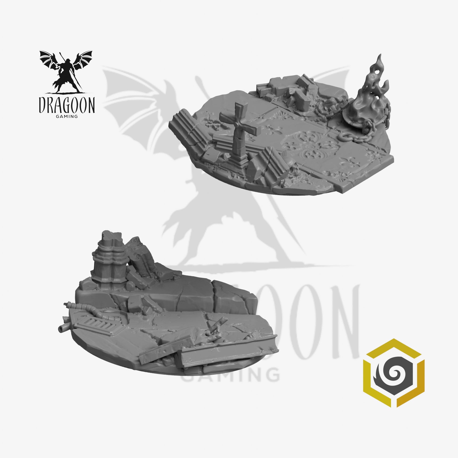 Cathedral Ruins Base Toppers Multipack