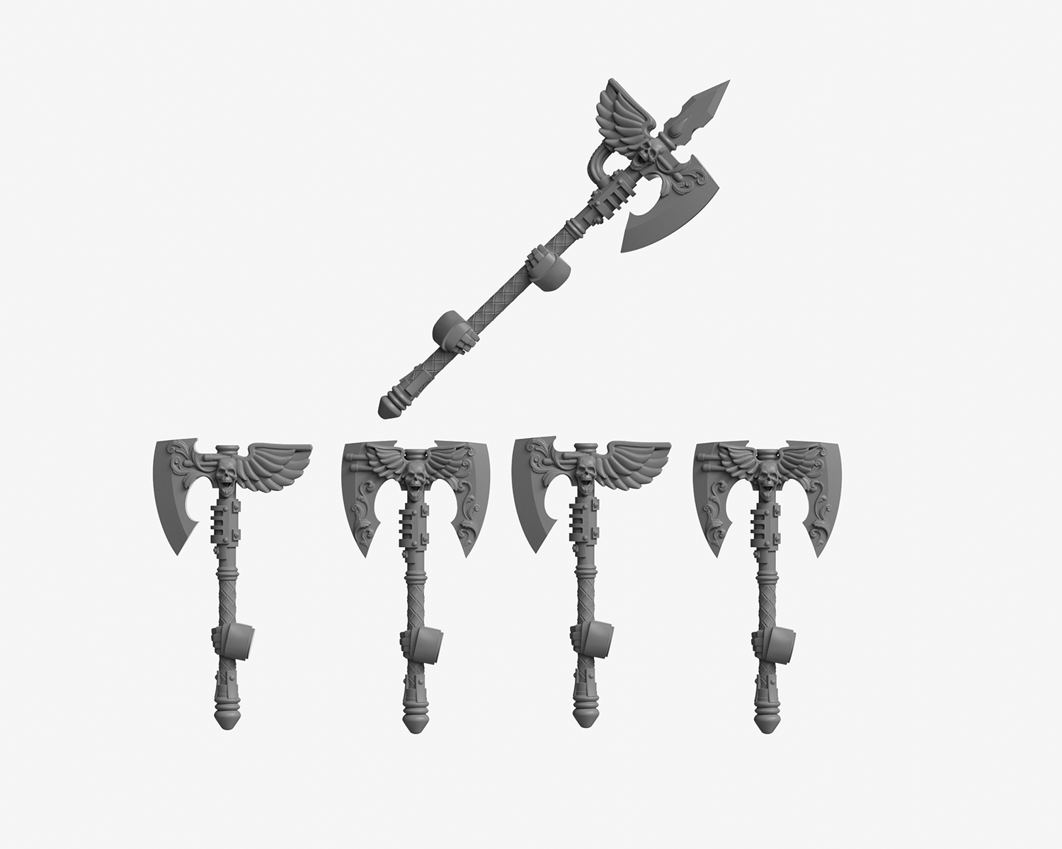 Crimson Angels Power Axes