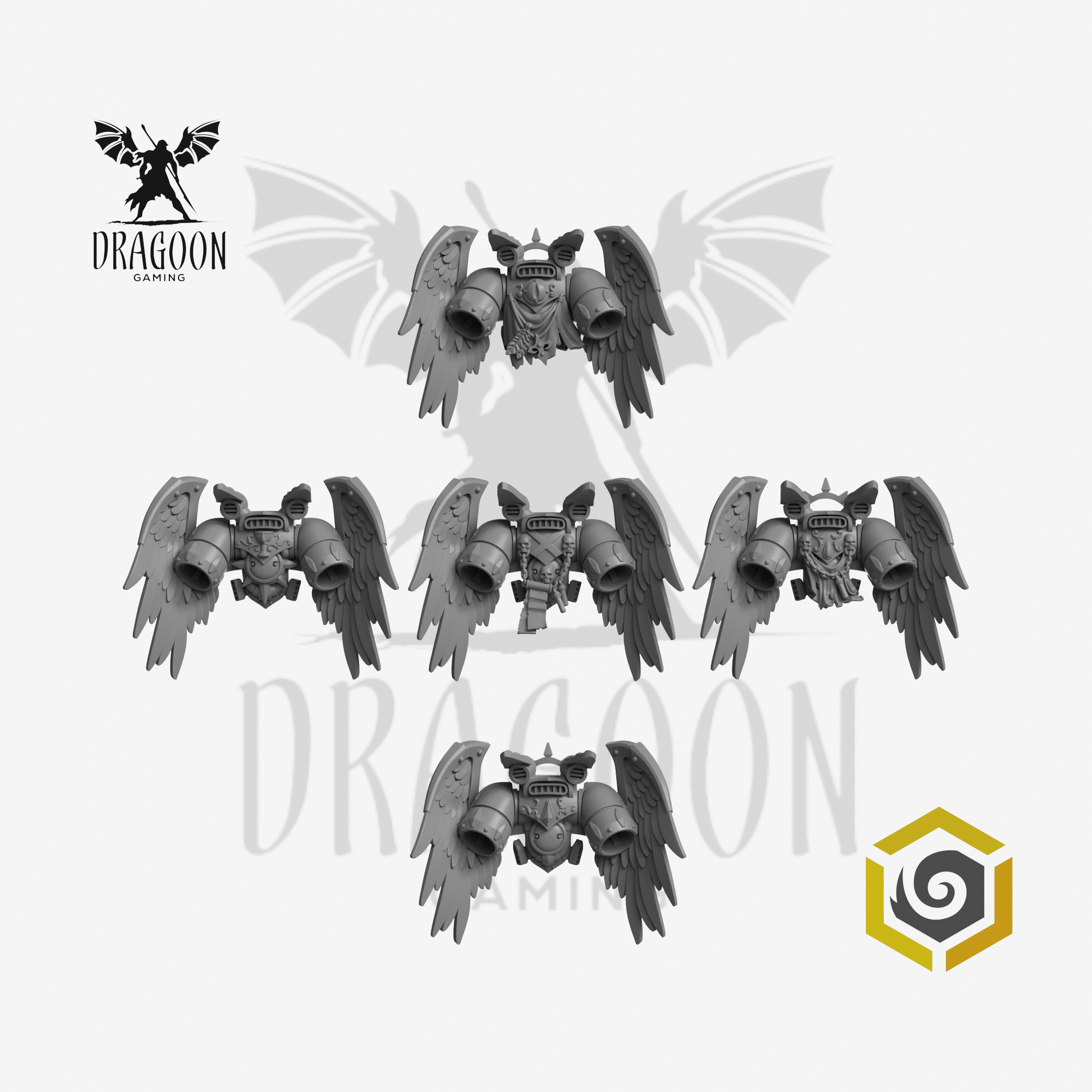 Crimson Lords Mixed Winged Jump Packs X5