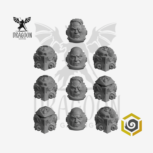 Crimson Lords Mixed Terminator Helmets