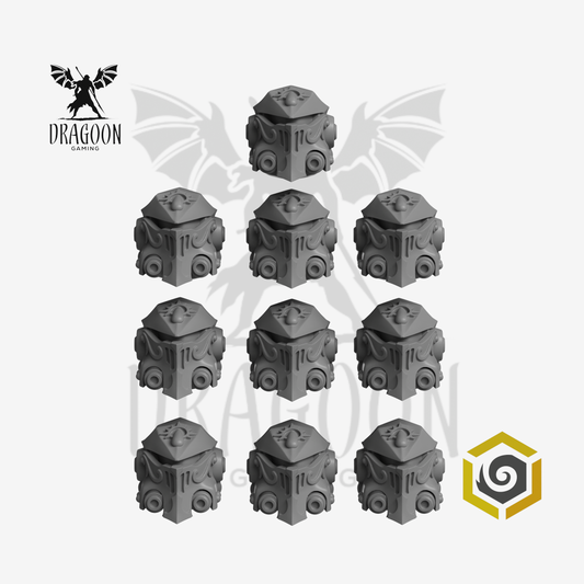 Crimson Lords Terminator Helmets