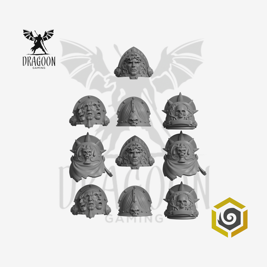 Crimson Lords Sanguine Gothic Pauldrons