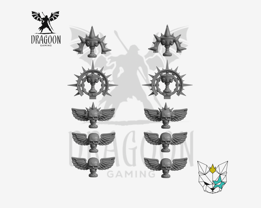 Crimson Angels Backpack Totems X5