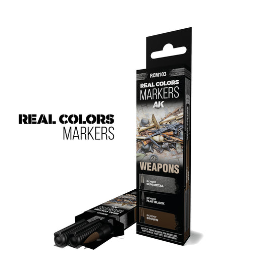 AK Interactive RC Marker Set: Weapon Detailing