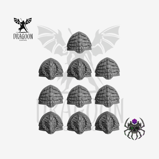 Flame Lizard Leviathan Terminator Pauldrons