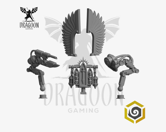 Space Knight Terminator Backpack Accessories X5