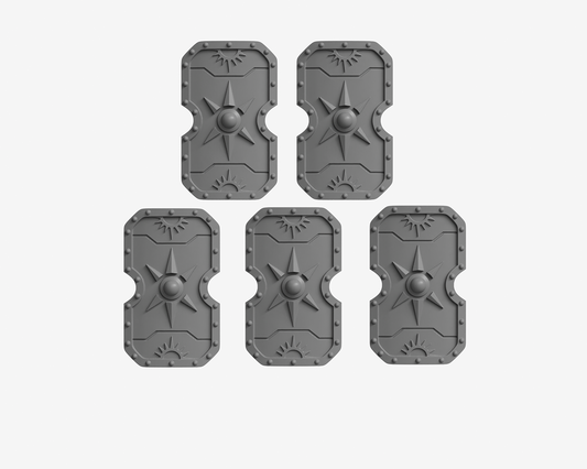 Space Roman Style Shields