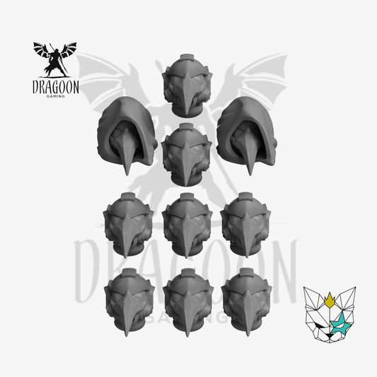 Crow Guard Plague Doctor Heads
