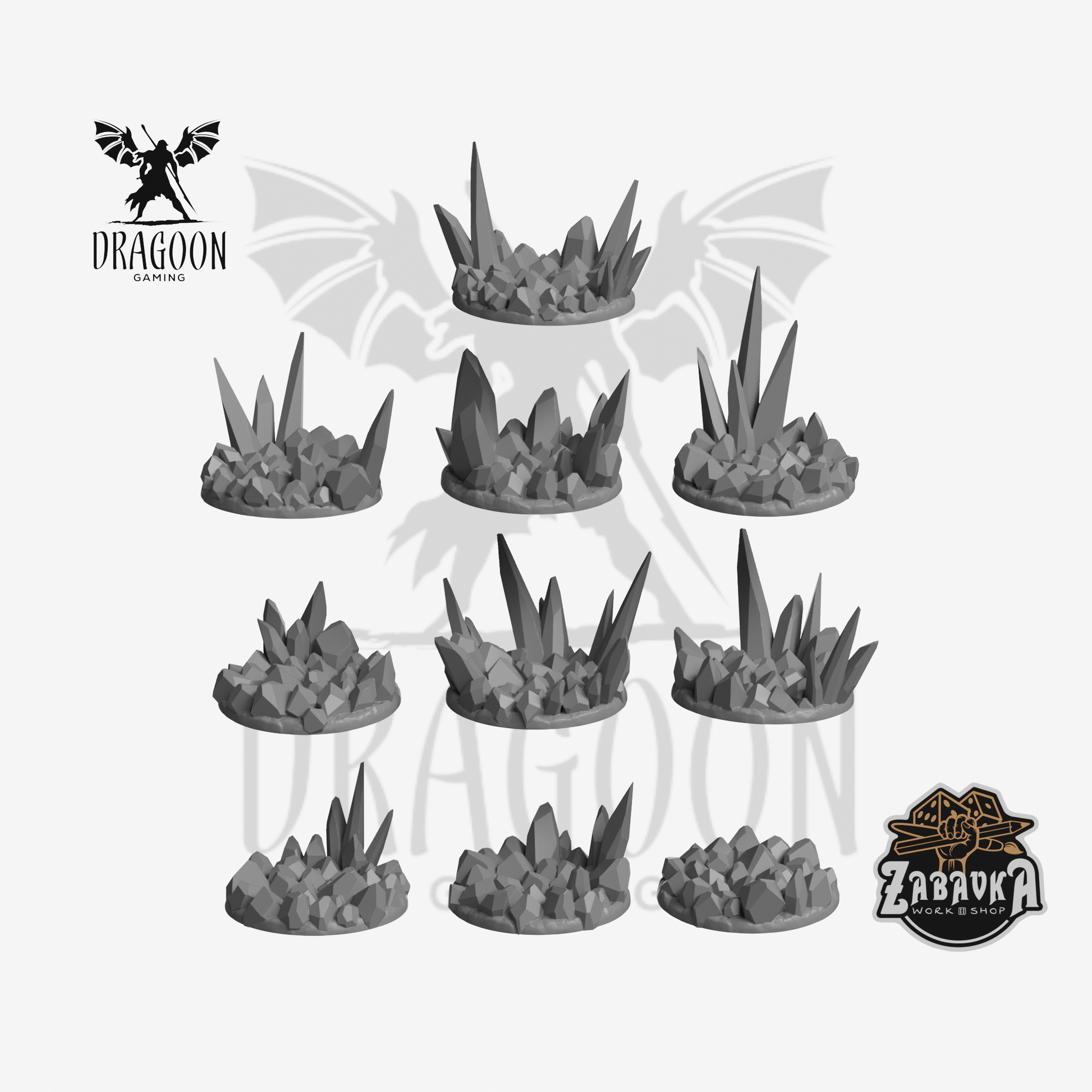 Crystal Planet 32mm Base Toppers