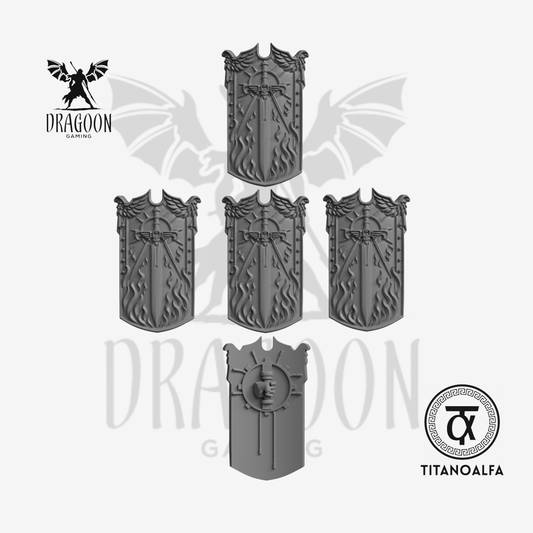 Custodian Sword Shields x 5