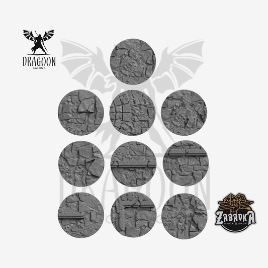 Medieval Chaos Streets 32mm Base Toppers