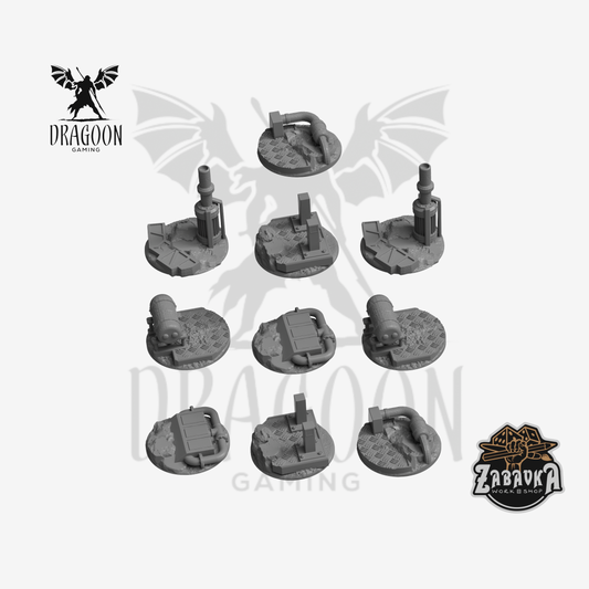 Mining Sector 28mm Base Toppers