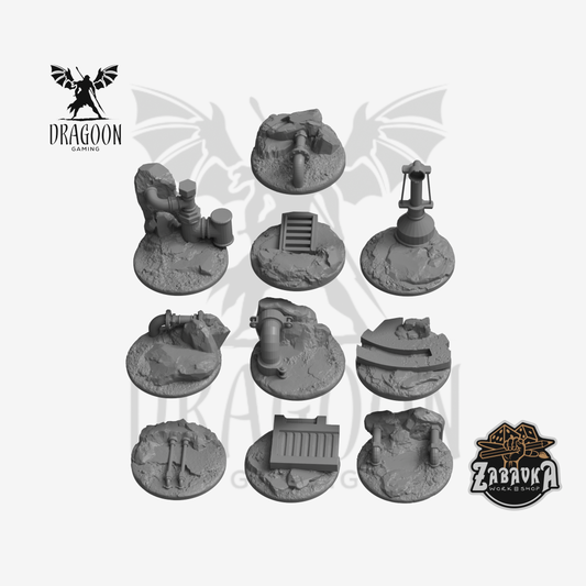 Mining Sector 32mm Base Toppers