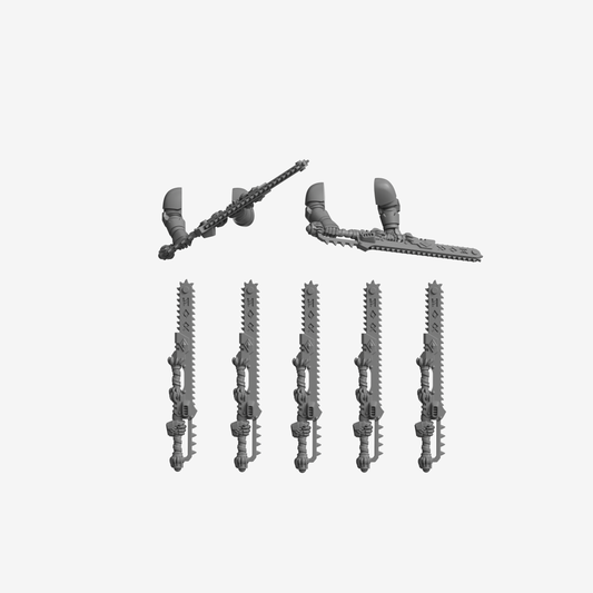 Primal Hounds Two Handed Eviscerator Chainswords