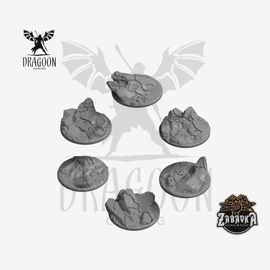 Rocky 40mm Base Toppers