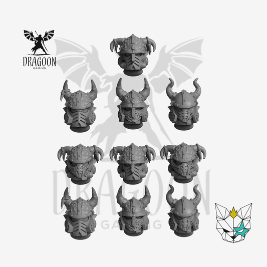 Horned Space Viking Helmets