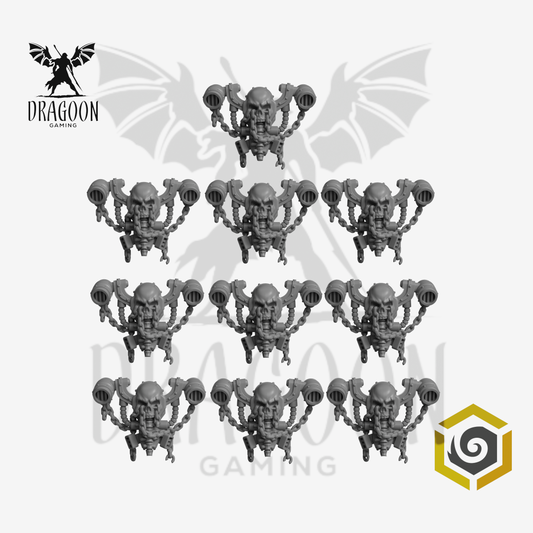 Cursed Company Bone & Chain Backpacks