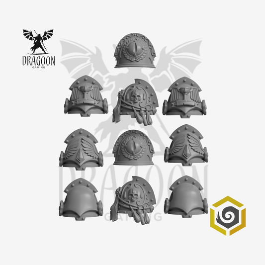 Crimson Lords Baroque Pauldrons