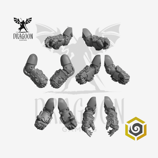 Crimson Lords Skull Power Fists