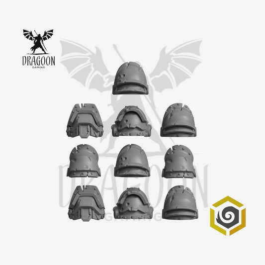 Primal Hounds Battle Damaged Pauldrons