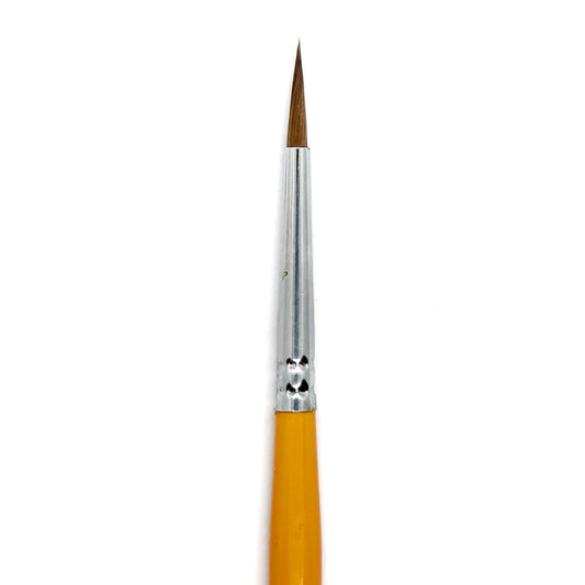 Orange Brushes Green Tip Size 00