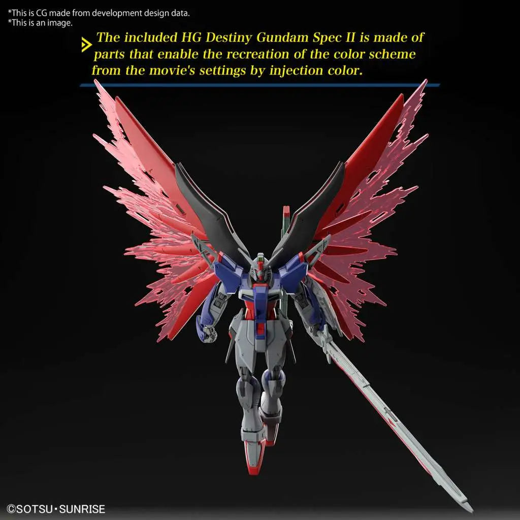 HGCE 1/144 #258 Destiny Gundam Spec II & Zeus Silhouette - Gundam SEED Freedom