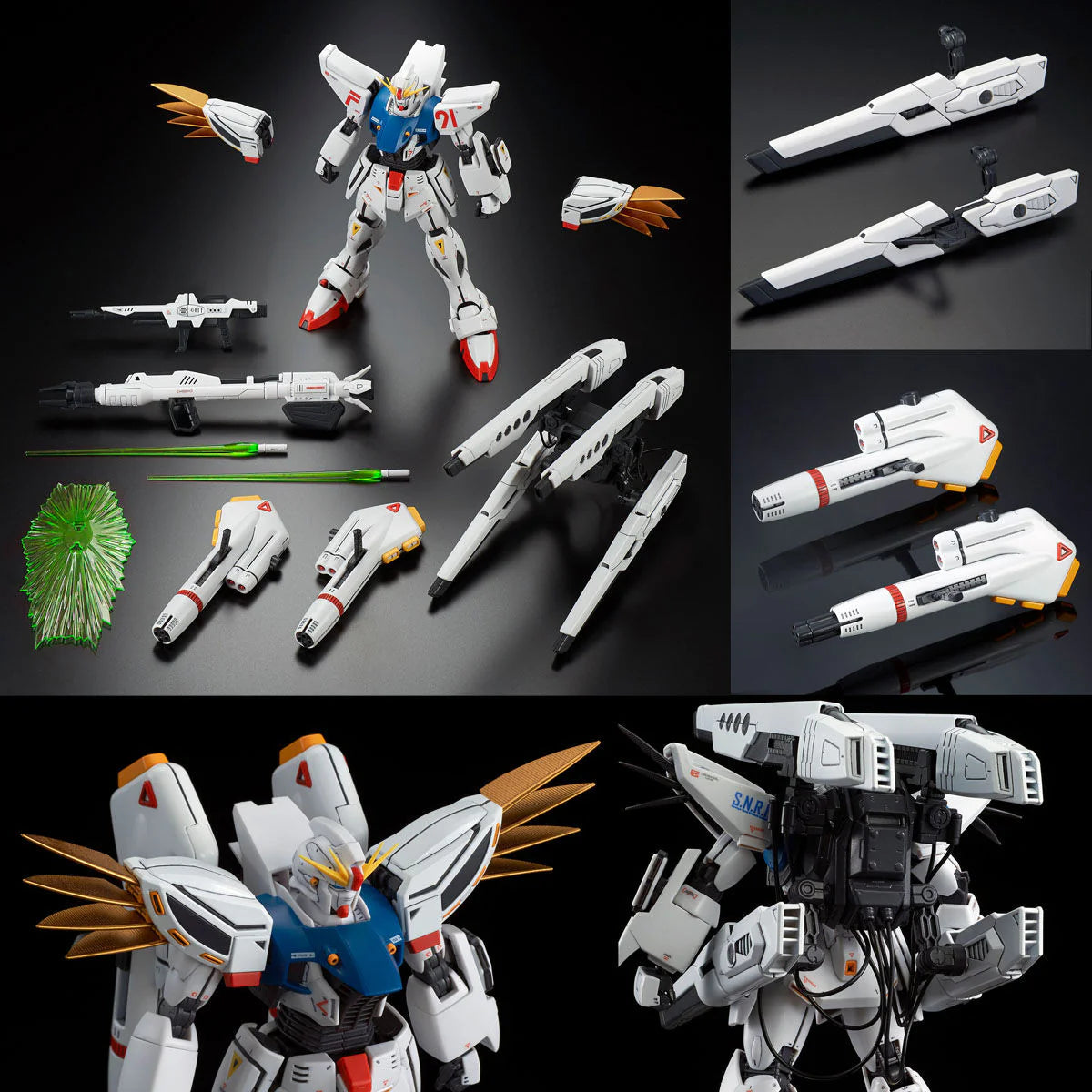 MG 1/100 Gundam F91 Ver 2.0 (Back Cannon Type / Twin V.S.B.R. Type)