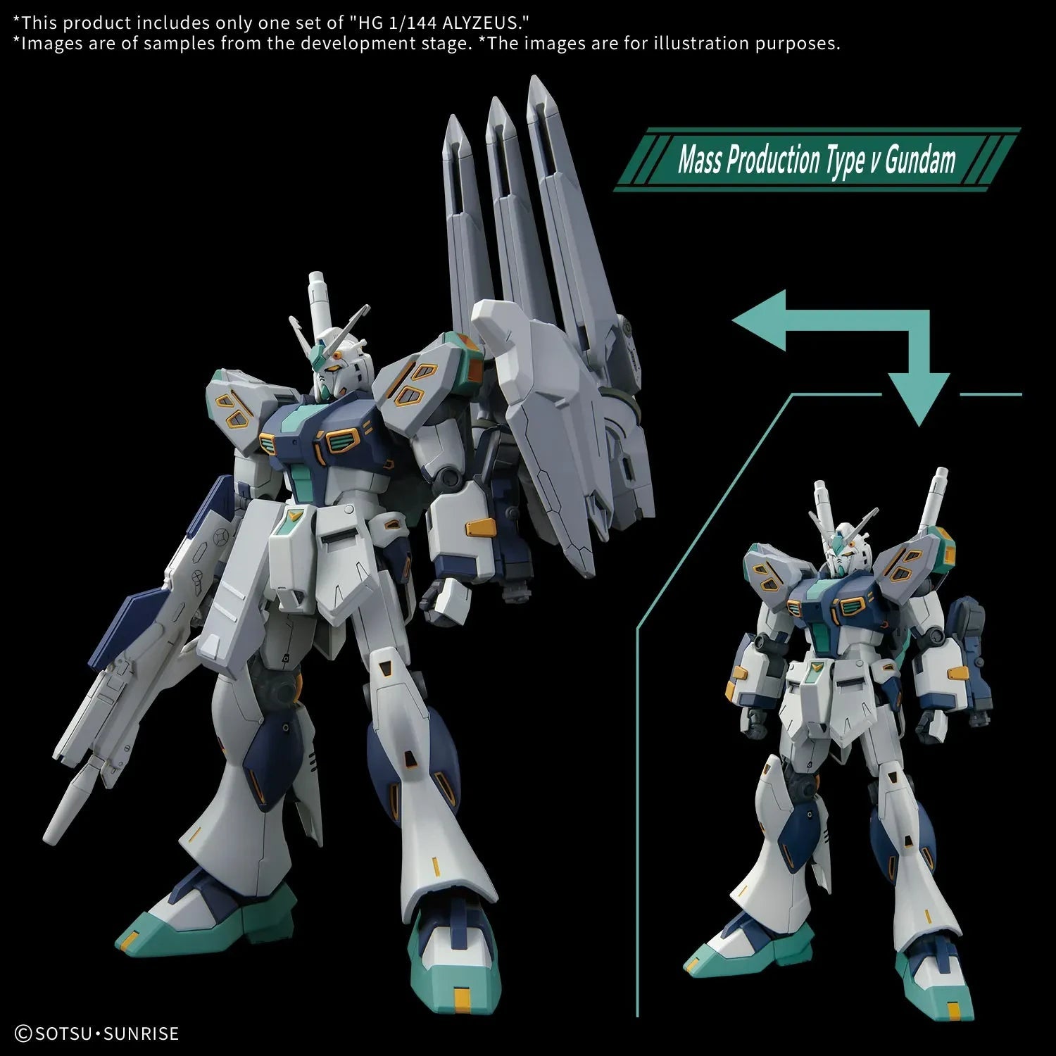 HG 1/144 TX-ff104 Alyzeus - Mobile Suit Gundam Hathaway