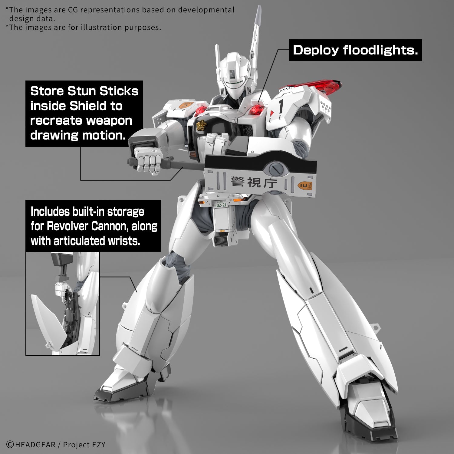 ロボット BANDAI RG 1/48 AV-98Plus INGRAM PLUS RG 1/48 AV-98Plus Ingram Plus | Patlabor EZY | Dragoon Gaming