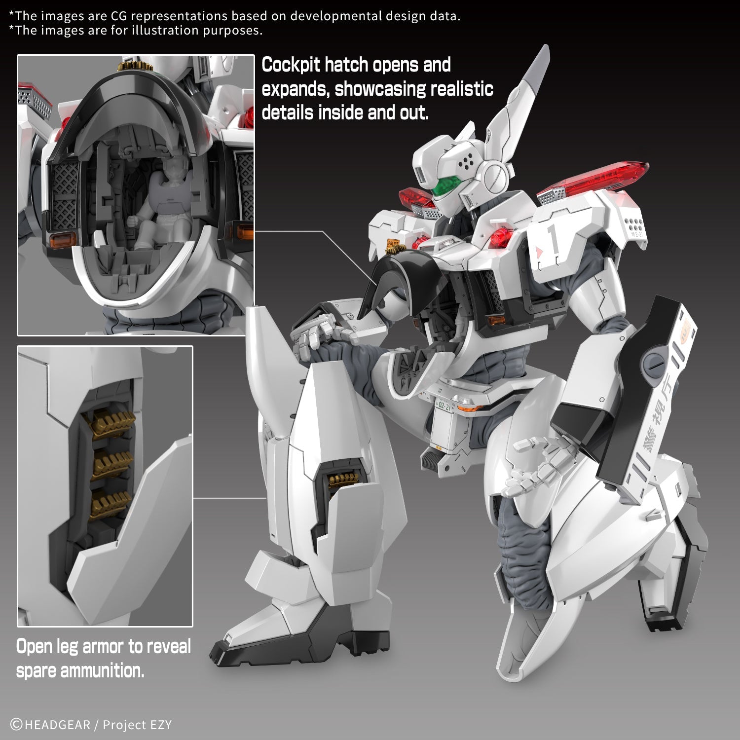 RG 1/48 AV-98Plus Ingram (Ingram Plus) - Patlabor EZY Ver.
