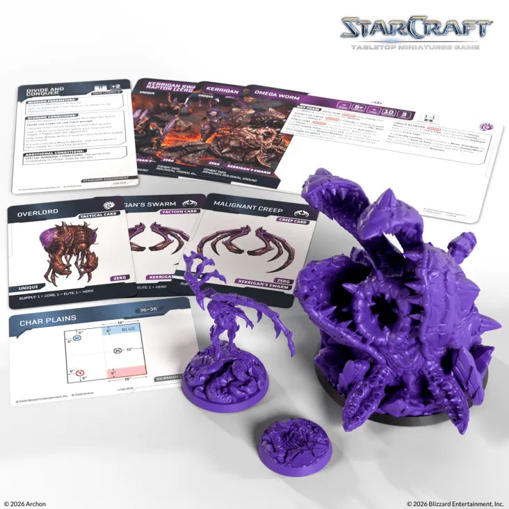 StarCraft Tabletop Game: Kerrigan & Omega Worm Expansion Box