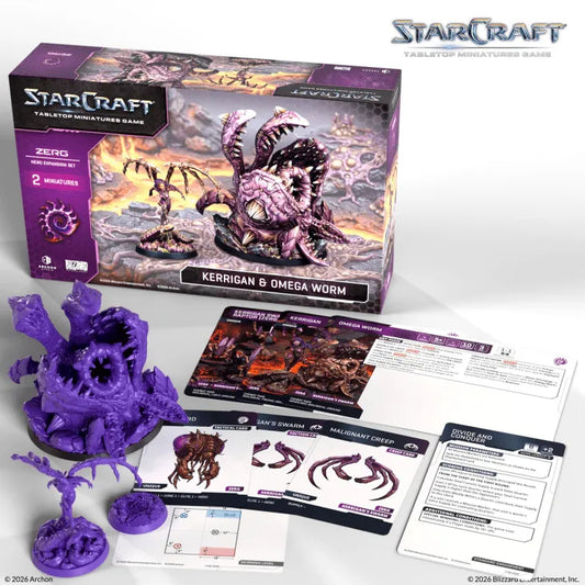 StarCraft Tabletop Game: Kerrigan & Omega Worm Expansion Box